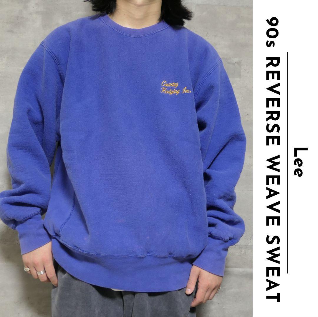 VINTAGE 90s XL Reverse weave type sweat -Lee-