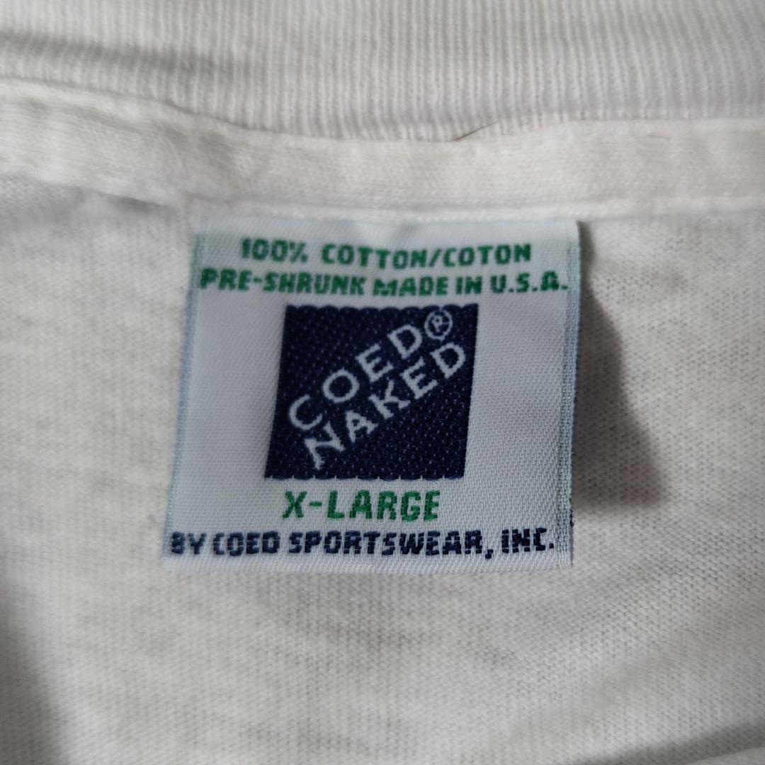 VINTAGE 90s XL Printed T-shirt -COED NAKED-