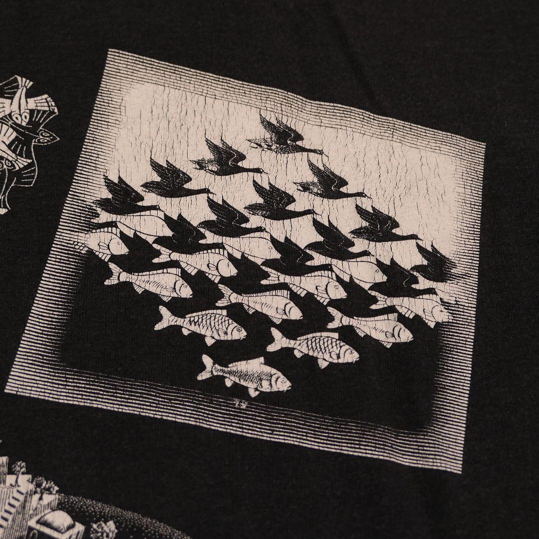 VINTAGE 90s XL Art Tee -M.C.Escher-