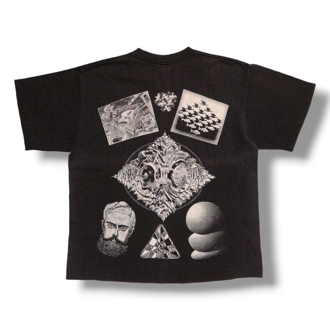 VINTAGE 90s XL Art Tee -M.C.Escher-