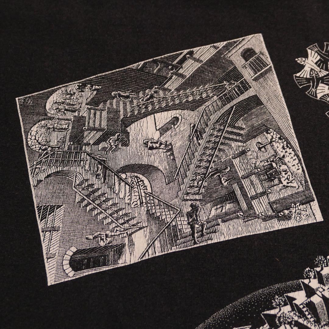 VINTAGE 90s XL Art Tee -M.C.Escher-