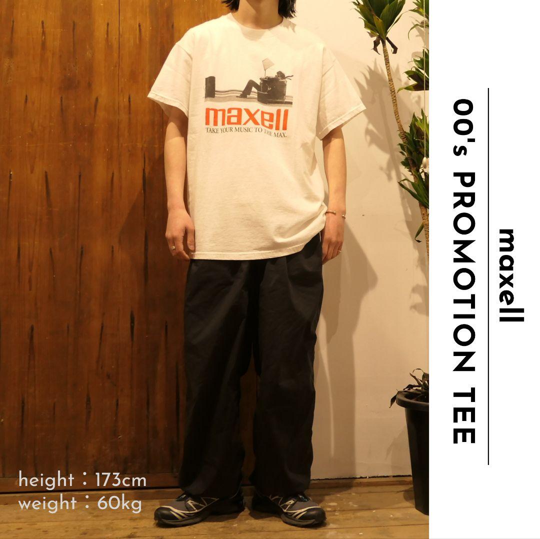 VINTAGE 00s L Promotion Tee -maxell-