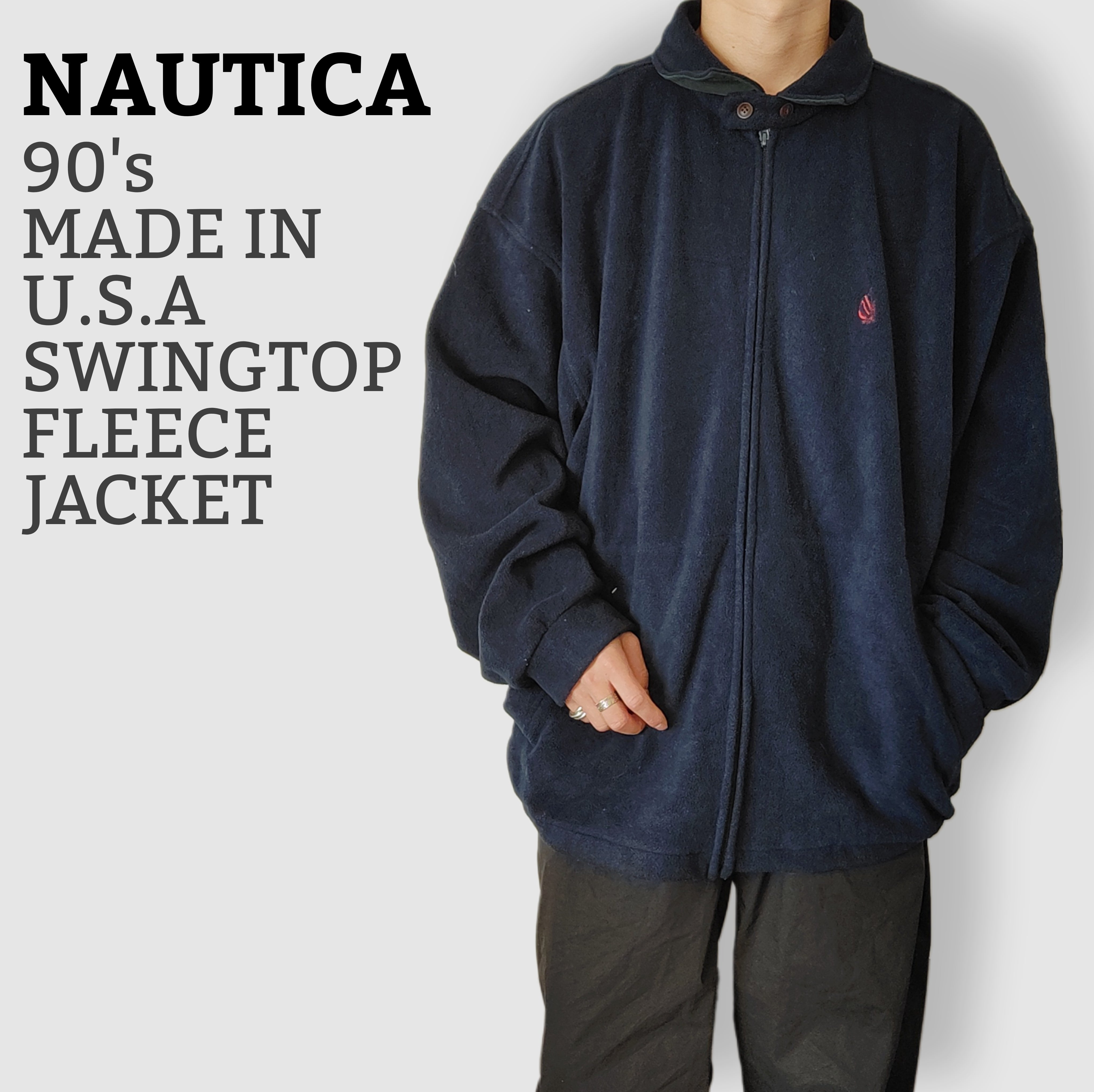 NAUTICA] swingtop fleece jacket 90sUSA – ユウユウジテキ