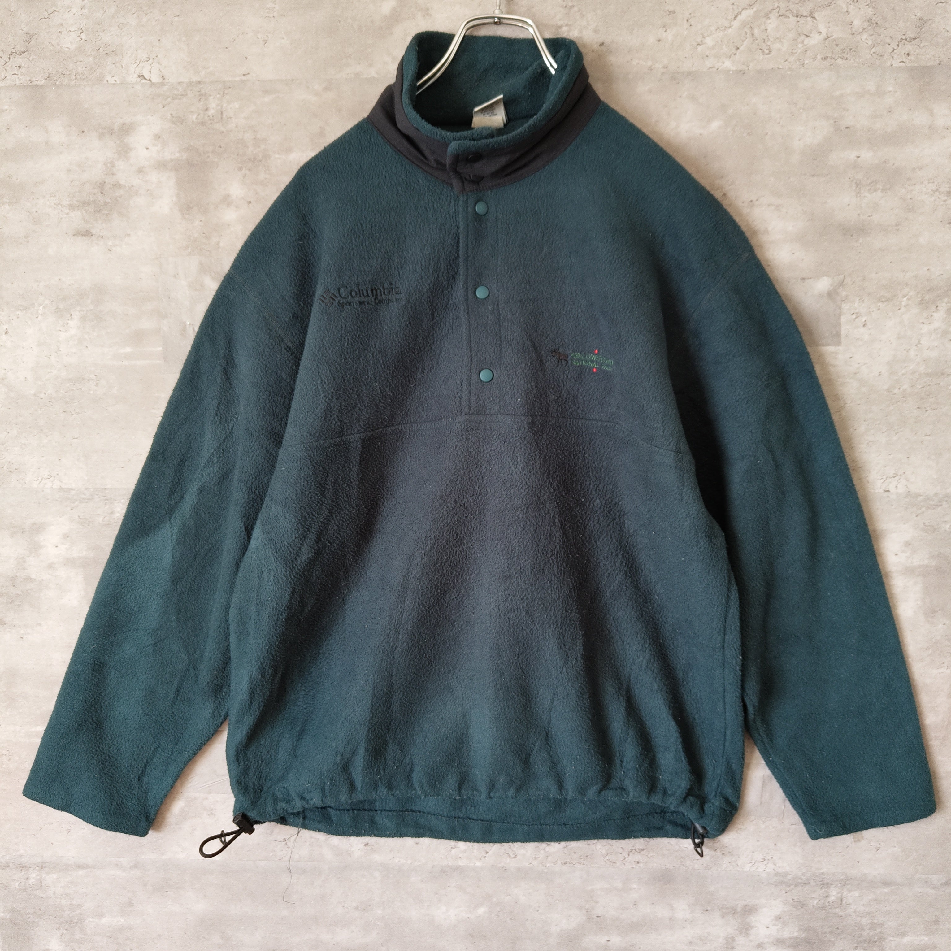 Columbia] 90s half snap fleece jacket, made in U.S.A – ユウユウジテキ