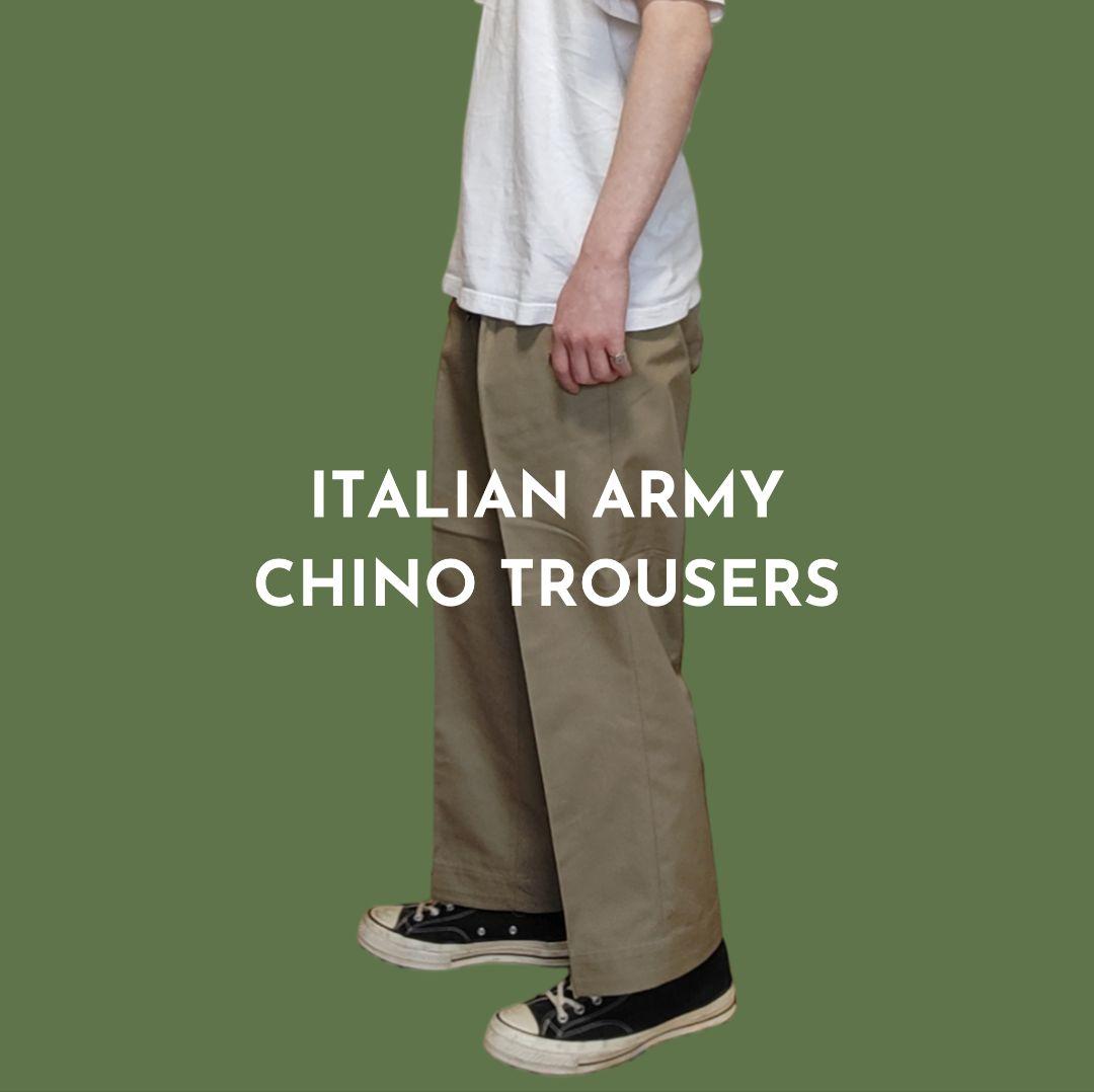 [ITALIAN ARMY] chino trousers / 96cm