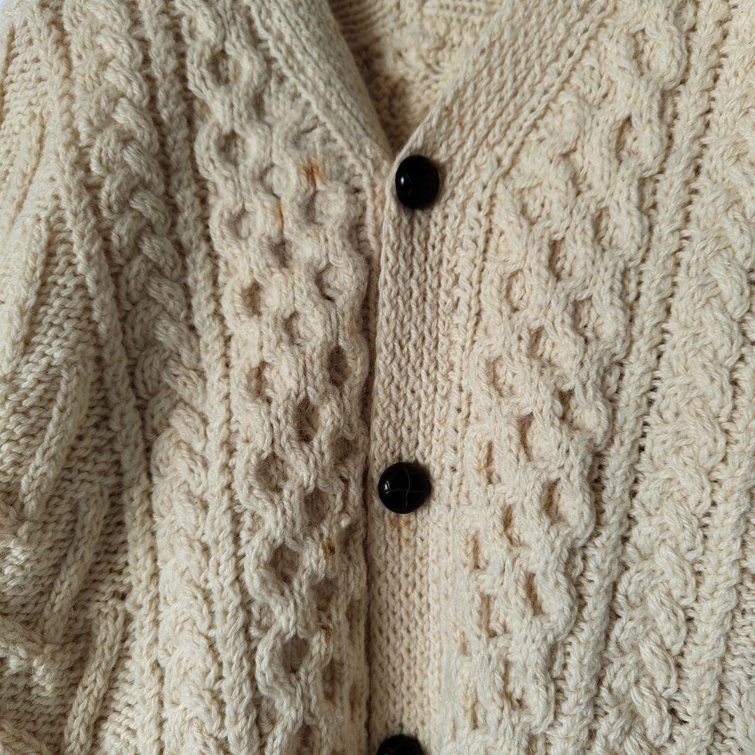 [Elenor Murphy] aran knit cardigan / L